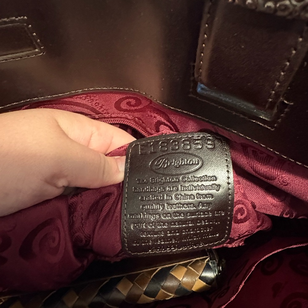 Brighton Dark Brown Leather Shoulder Bag